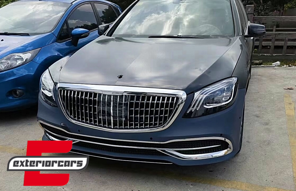 Bodykit za pretvorbu u 2018 W222 Maybach dizajn / Mercedes S-klasa W221 (2005-2013) - Slika 58