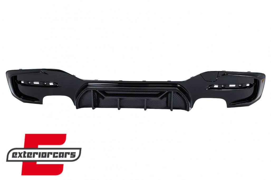 Difuzor zraka Competition dizajn (piano crna/carbon) / BMW serije 1 F20 F21 LCI (2015-06.2019)