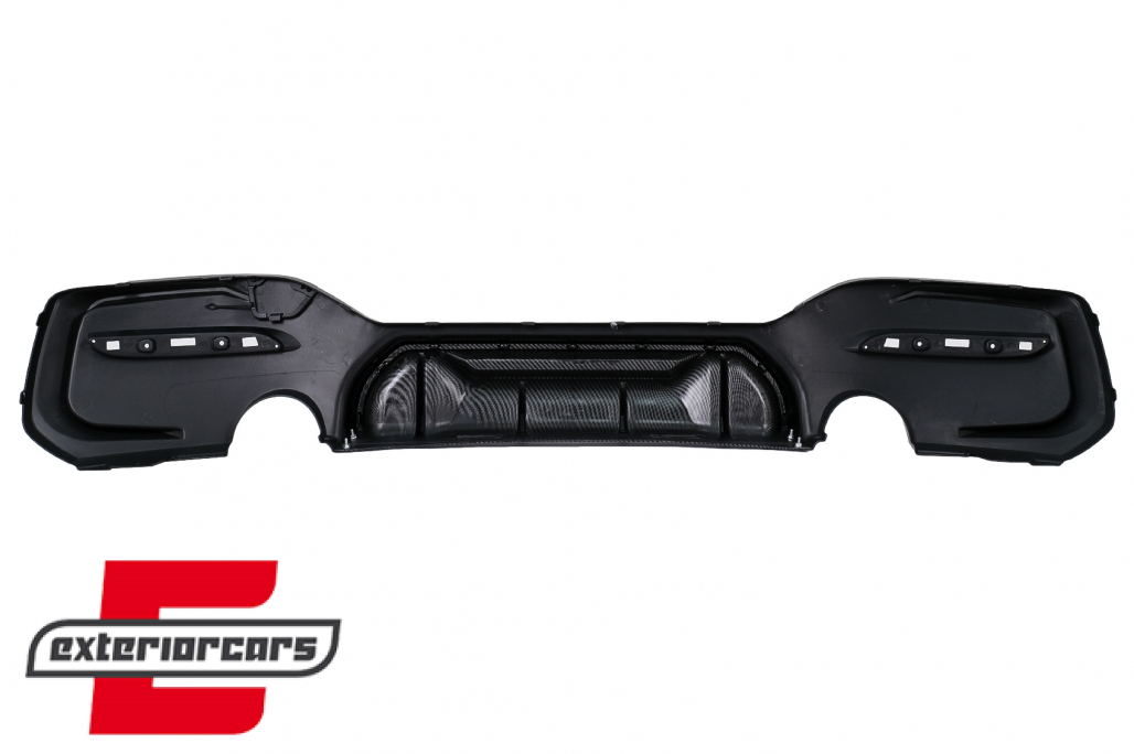 Difuzor zraka Competition dizajn (piano crna/carbon) / BMW serije 1 F20 F21 LCI (2015-06.2019) - Slika 2