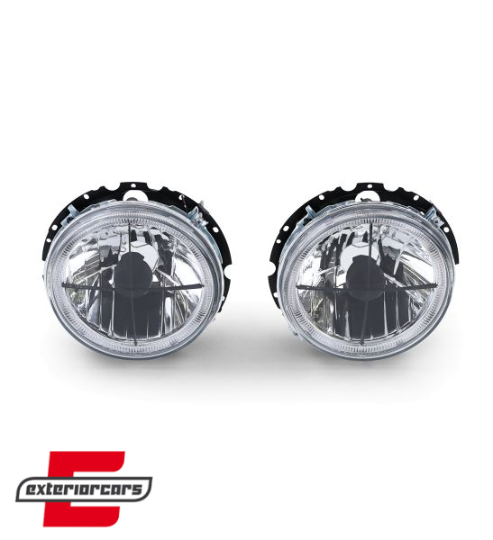 Prednja svjetla Angel Eyes (chrome) / VW T2 (1973-1979) T3 (1979-1992) LT (1975-1985) - Slika 4