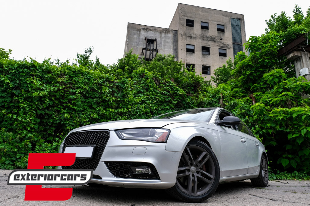 Bočne mrežice RS4 dizajn (piano crna) / Audi A4 B8 Facelift (2012-2015) - Slika 10