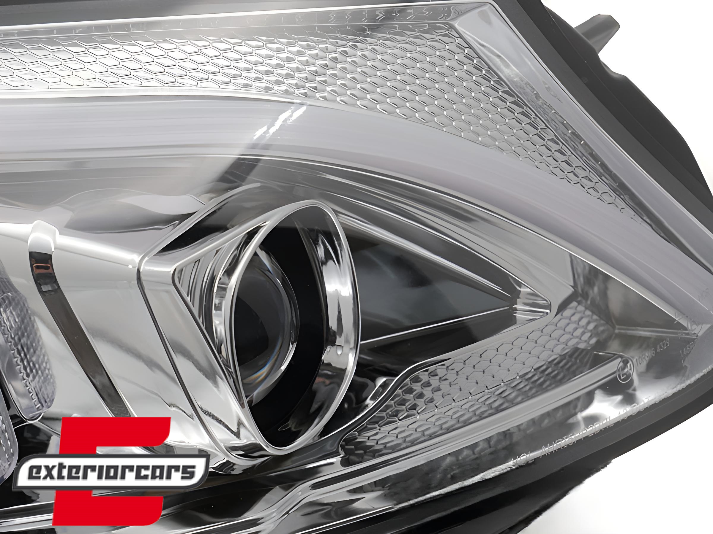 Prednja svjetla LED DRL SEQ žmigavci (chrome) / Mercedes C-klasa W205 S205 A205 C205 (2014-2018) - Slika 3