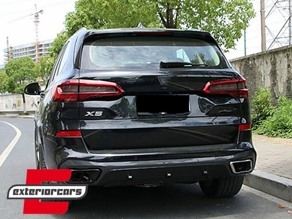 Nastavci auspuha M Sport dizajn (crna) / BMW X5 G05 X6 G06 X7 G07 M paket (2018-) - Slika 11
