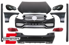 Bodykit za pretvorbu u Facelift E63 AMG dizajn / Mercedes E-klasa W212 (2009-2012)