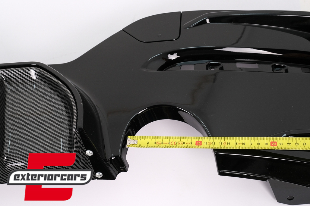 Difuzor zraka M-Performance dizajn (piano crna/carbon) / BMW serije 1 F20 F21 LCI (2015-06.2019) - Slika 3