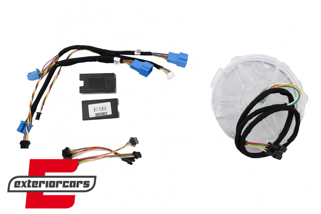 Komplet AC rešetka za ventilaciju & srednji poklopci zvučnika & 4D rotirajući visokotonci 64 boje / Mercedes C-klasa S205 W205 Facelift (2018-2020) - Slika 8