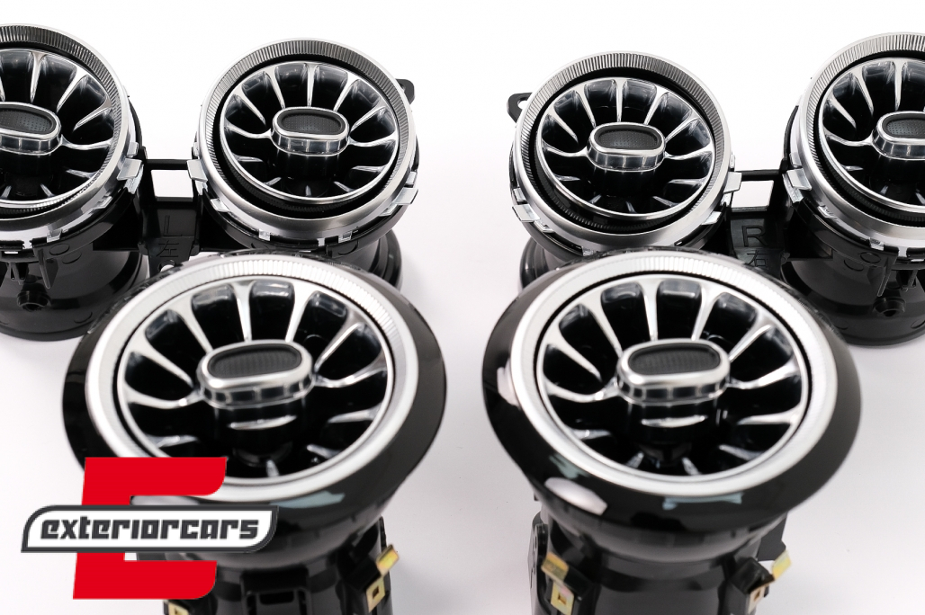 Prednje bočne AC ventilacijske rešetke 64 boje / Mercedes E-klasa W213 S213 C238 (2016-2019) - Slika 3