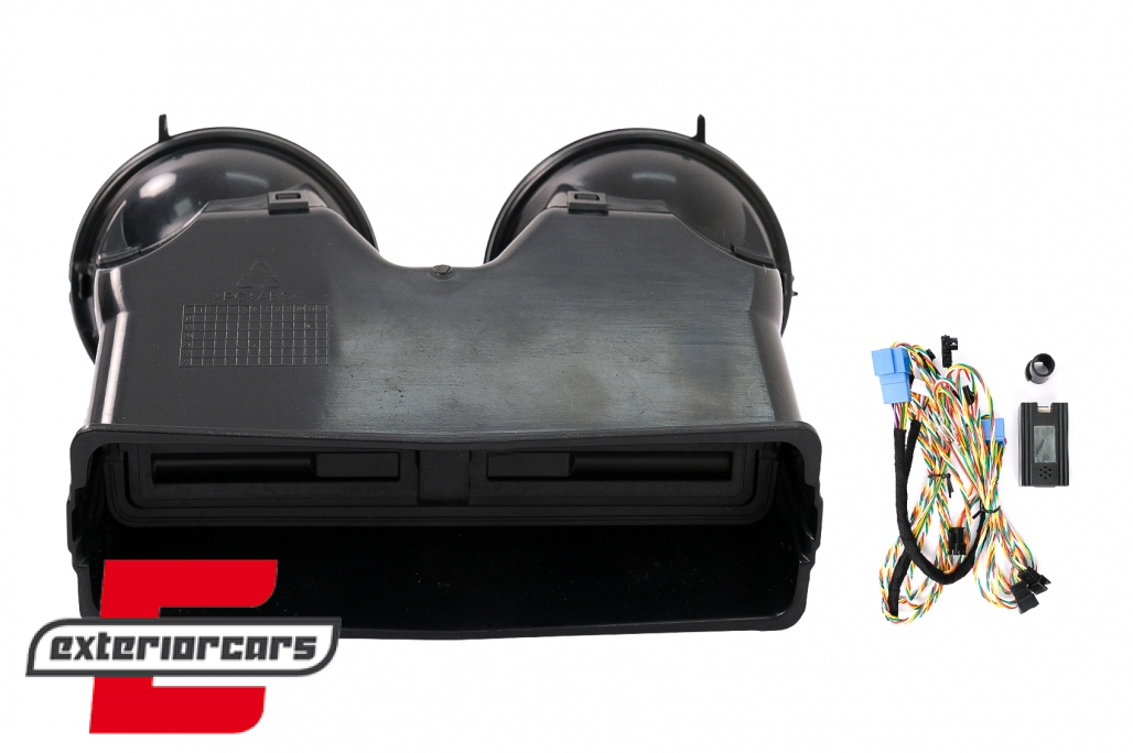 Komplet AC rešetka za ventilaciju & srednji poklopci zvučnika & 4D rotirajući visokotonci 64 boje / Mercedes C-klasa S205 W205 Facelift (2018-2020) - Slika 6