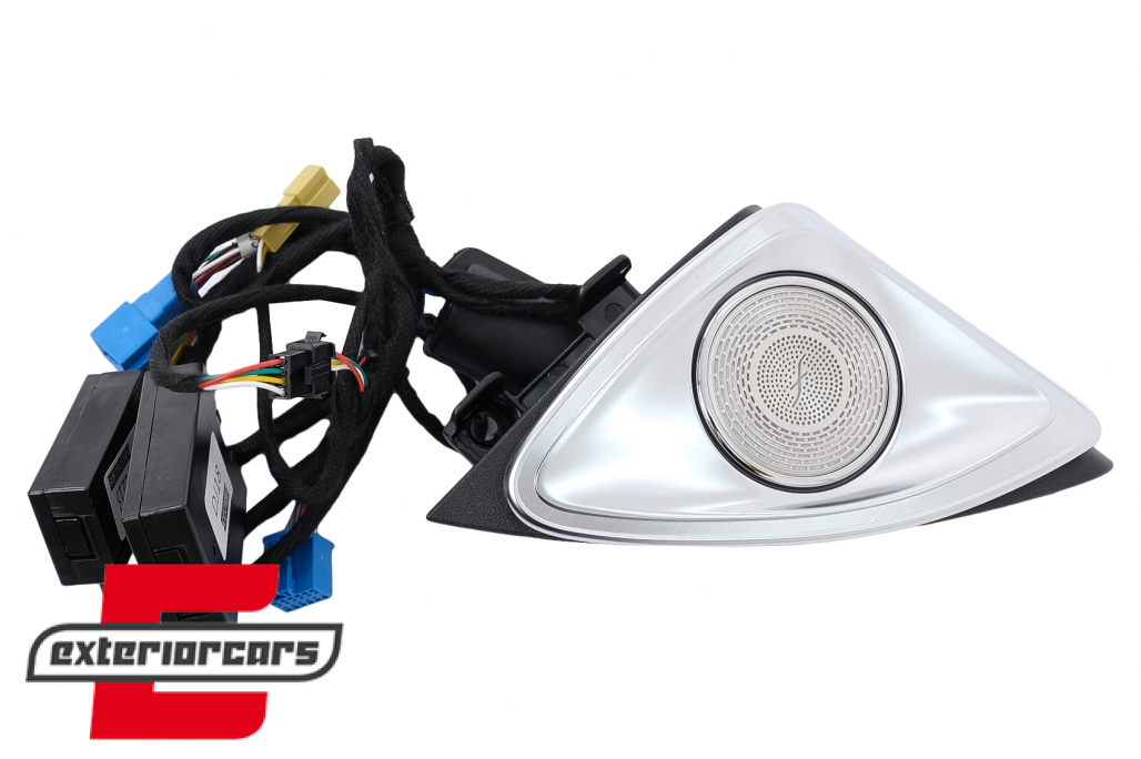 Poklopci zvučnika & rešetke za ventilaciju AC & LED rotirajući visokotonci 64 boje / Mercedes E-klasa W213 S213 C238 (2016-2019) - Slika 9