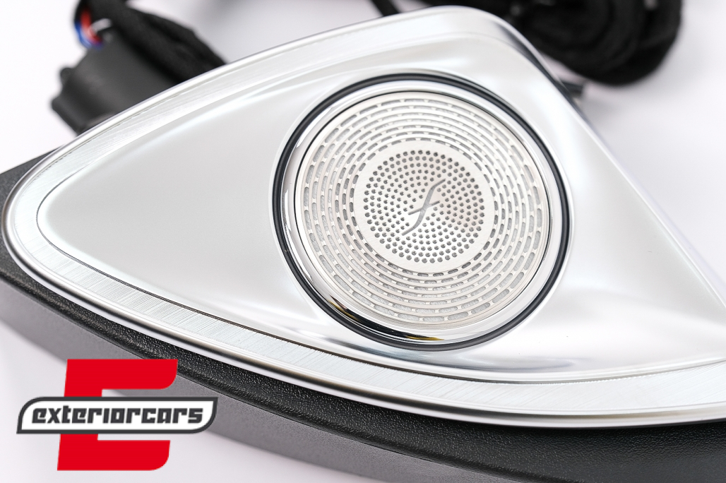 Komplet AC rešetka za ventilaciju & srednji poklopci zvučnika & 4D rotirajući visokotonci 64 boje / Mercedes C-klasa S205 W205 Facelift (2018-2020) - Slika 10