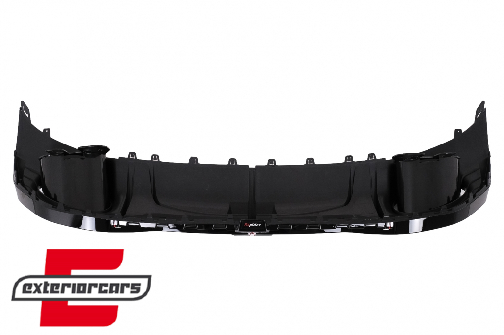 Difuzor zraka sa nastavcima auspuha RS3 dizajn (piano crna) pogodno za Audi A3 8Y limuzina S-Line S3 (2020-) - Slika 6