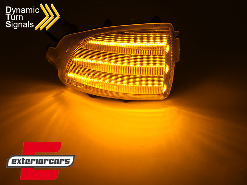 Žmigavci u retrovizoru LED SEQ (bijela) / Volvo XC70 (2008-2016) XC90 Facelift (2007-2014) - Slika 3