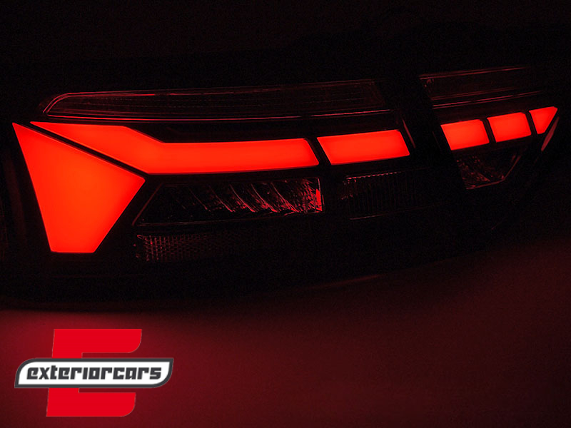 Full LED stražnja svjetla SEQ žmigavci LedBar dizajn (crna/smoke) / Audi A5 8T Facelift (2012-2016) - Slika 3