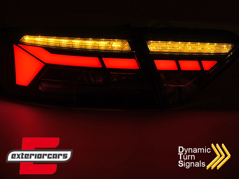 Full LED stražnja svjetla SEQ žmigavci LedBar dizajn (crna/smoke) / Audi A5 8T Facelift (2012-2016) - Slika 4