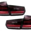 Full LED stražnja svjetla Dinamički Sekvencijalni žmigavci (crvena/kristal) / BMW serije 3 F30 (2011-2019) - Slika 7