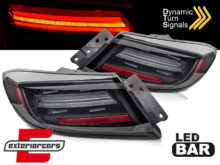 Full LED stražnja svjetla LedBar SEQ žmigavci (crna) / Toyota GR86 (2021-)