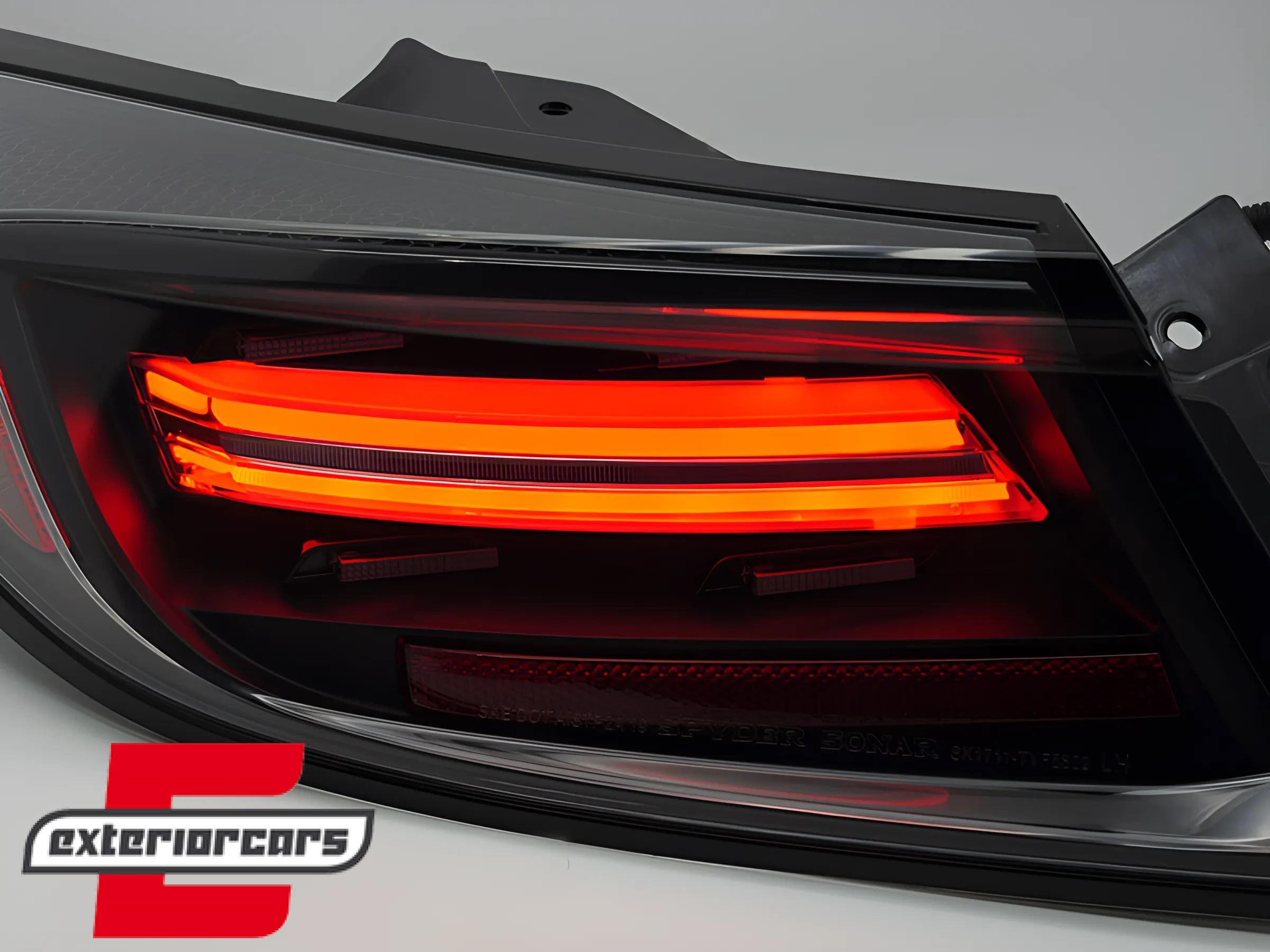 Full LED stražnja svjetla LedBar SEQ žmigavci (crna) / Toyota GR86 (2021-) - Slika 4