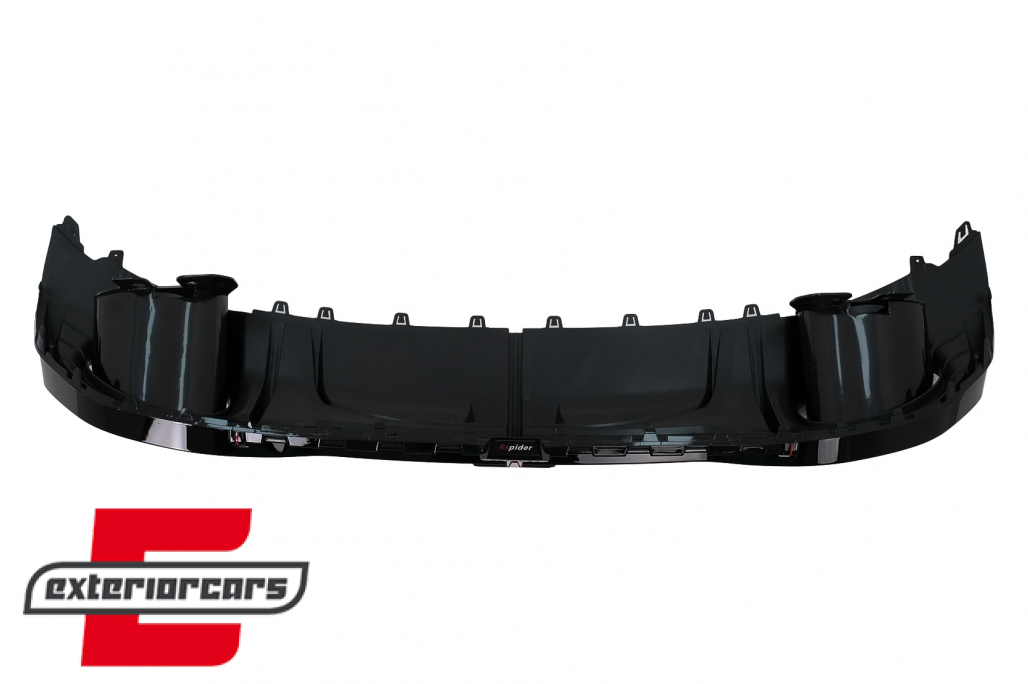 Difuzor zraka sa nastavcima auspuha RS3 dizajn (piano crna) / Audi A3 8Y Hatchback S-Line S3 (2020-) - Slika 6
