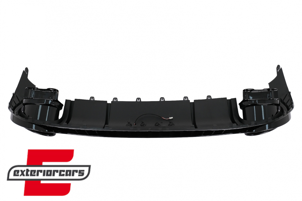 Difuzor zraka sa nastavcima auspuha RS3 dizajn (piano crna) pogodno za Audi A3 8Y limuzina S-Line S3 (2020-) - Slika 5