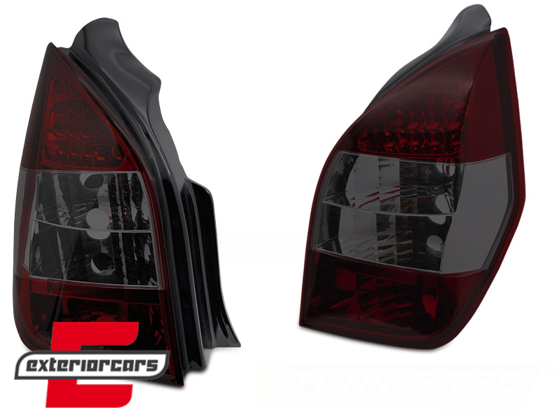 LED stražnja svjetla (crvena/smoke) / Citroen C2 hatchback (11.2003-2010) - Slika 2