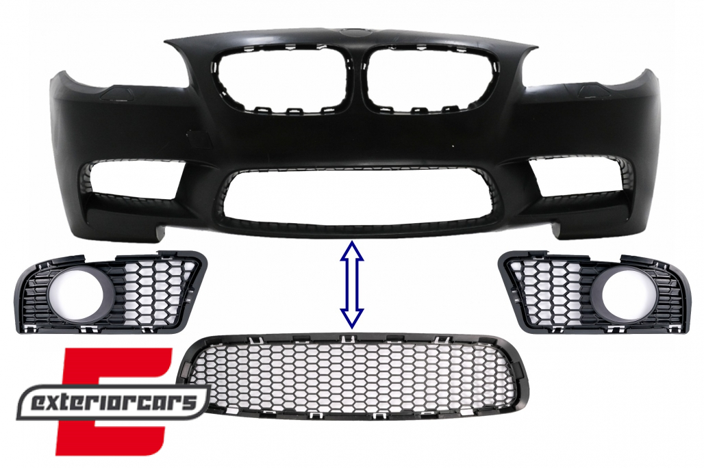 Paket donjih mrežica prednji branik M5 dizajn / BMW serije 5 F10 F11 (2009-2017)