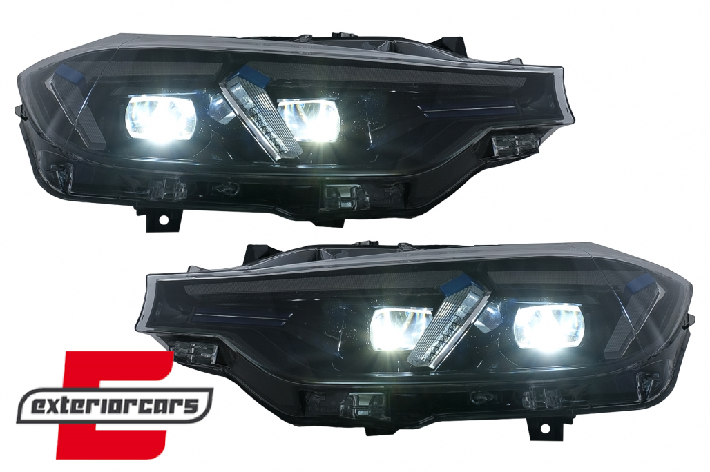 Full LED prednji farovi nadogradnja u G20 2024 dizajn / BMW serije 3 F30 F31 limuzina karavan (10.2011-05.2015) - Slika 8