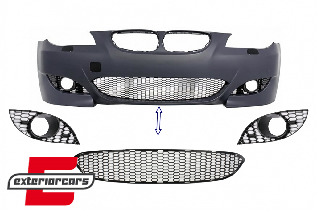 Paket donje središnje i bočnih mrežica prednjeg branika M5 dizajn / BMW serije 5 E60 E61 (2003-2010)
