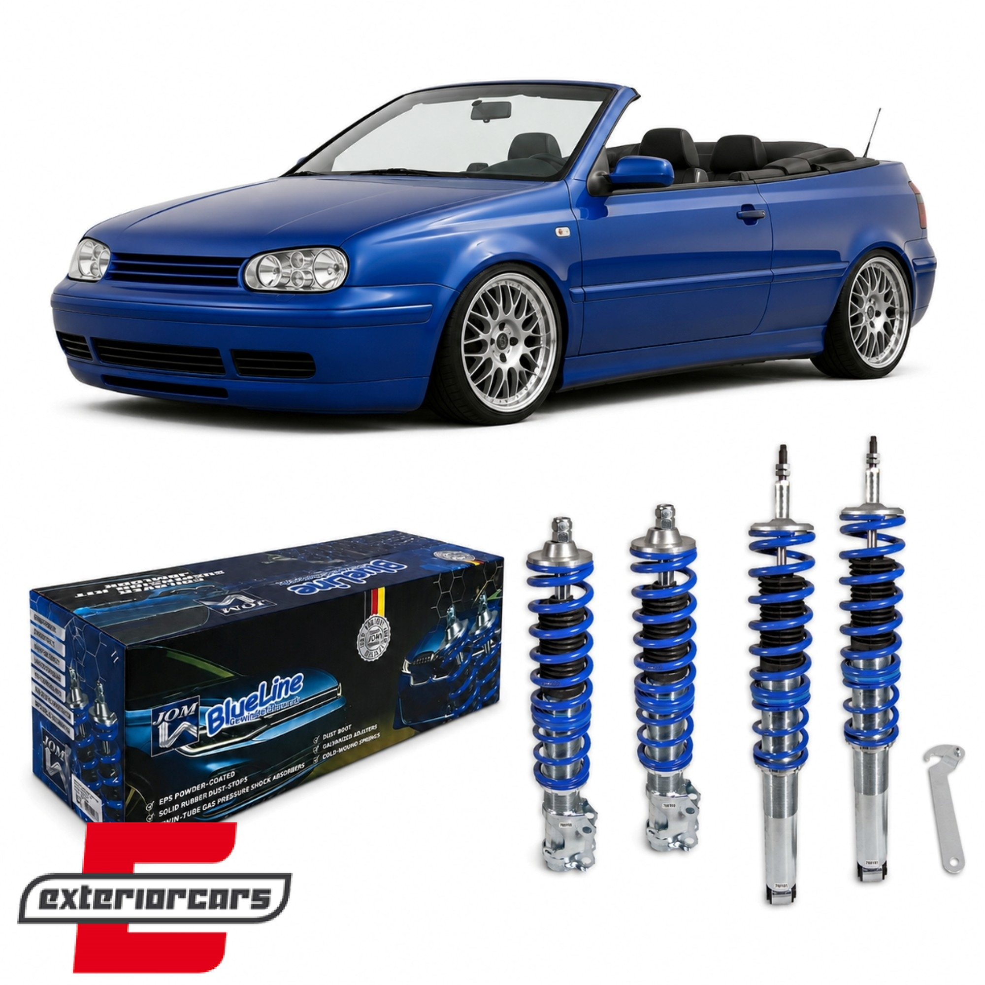 Gewinde JOM BlueLine / VW Golf 4 Cabrio (1998-2002)