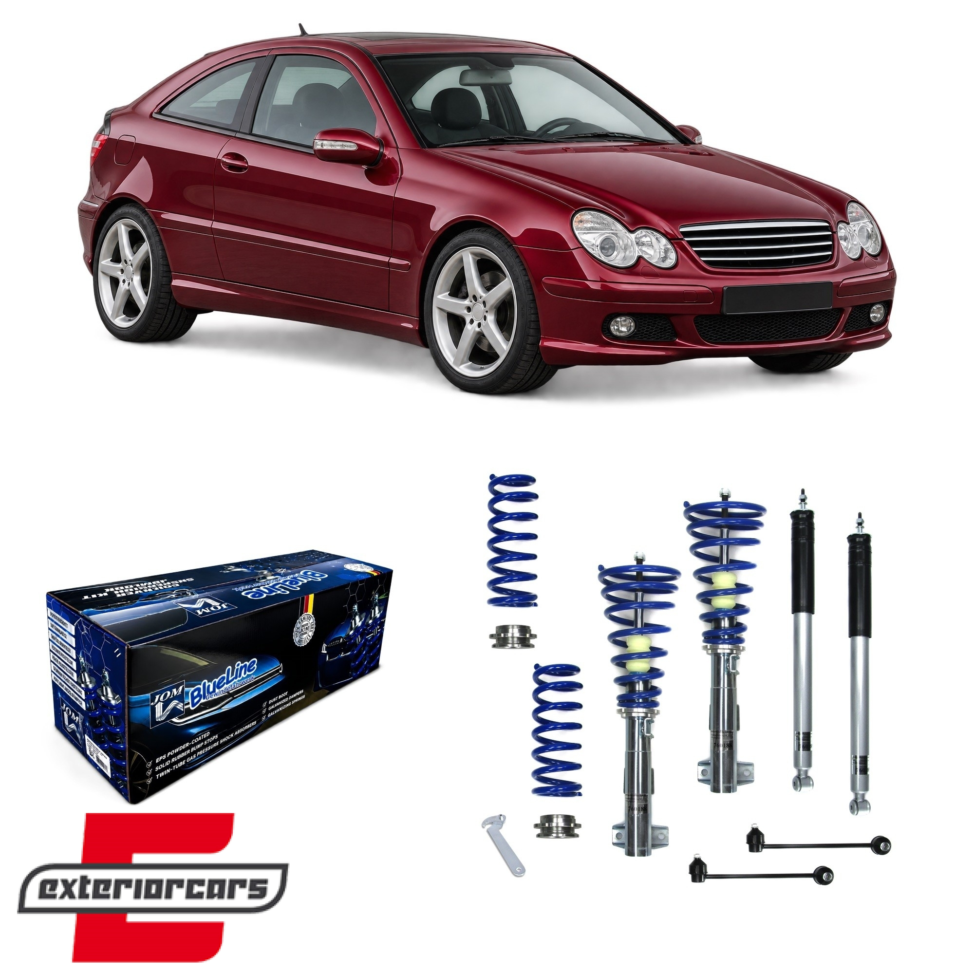 Gewinde JOM BlueLine / Mercedes C-klasa W203 S203 CL203 (2000-2007) - Slika 3
