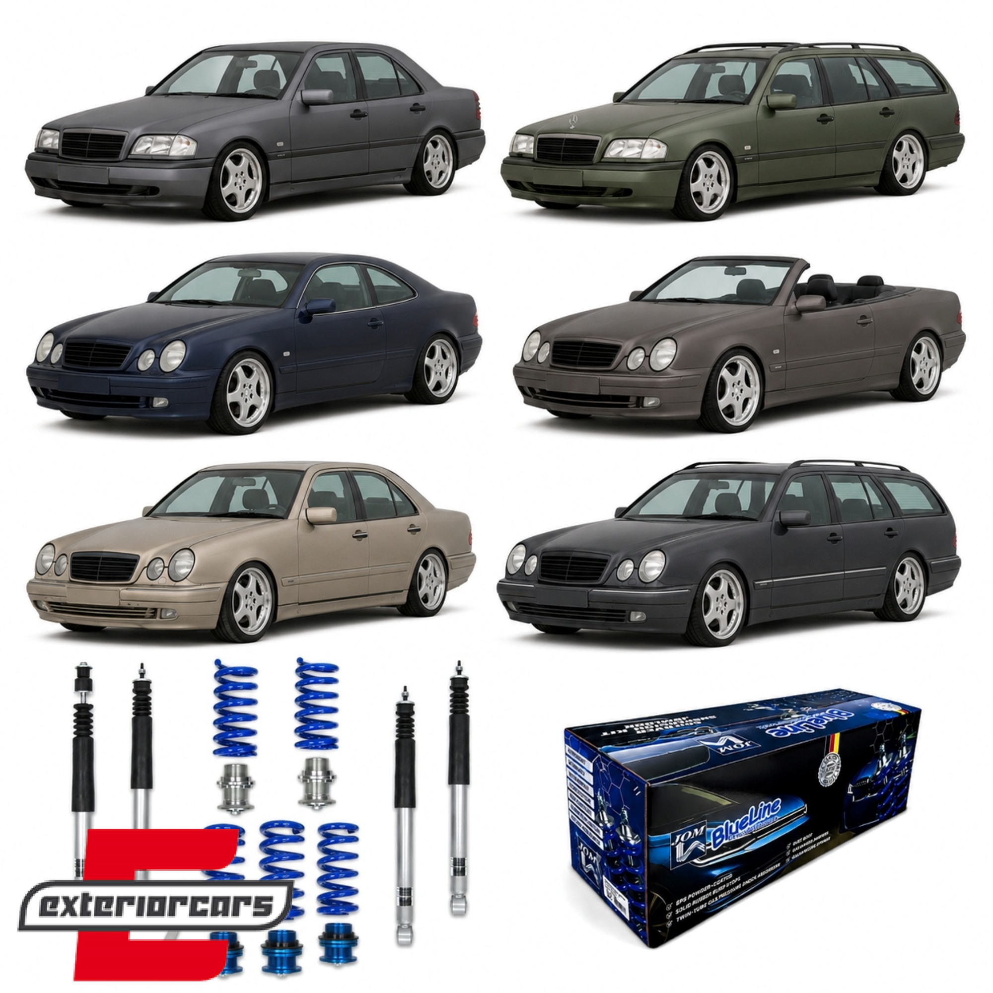 Gewinde JOM BlueLine / Mercedes C-klasa W202 S202 E-klasa W210 S210 CLK W208 S208 (1993-2002) - Slika 6