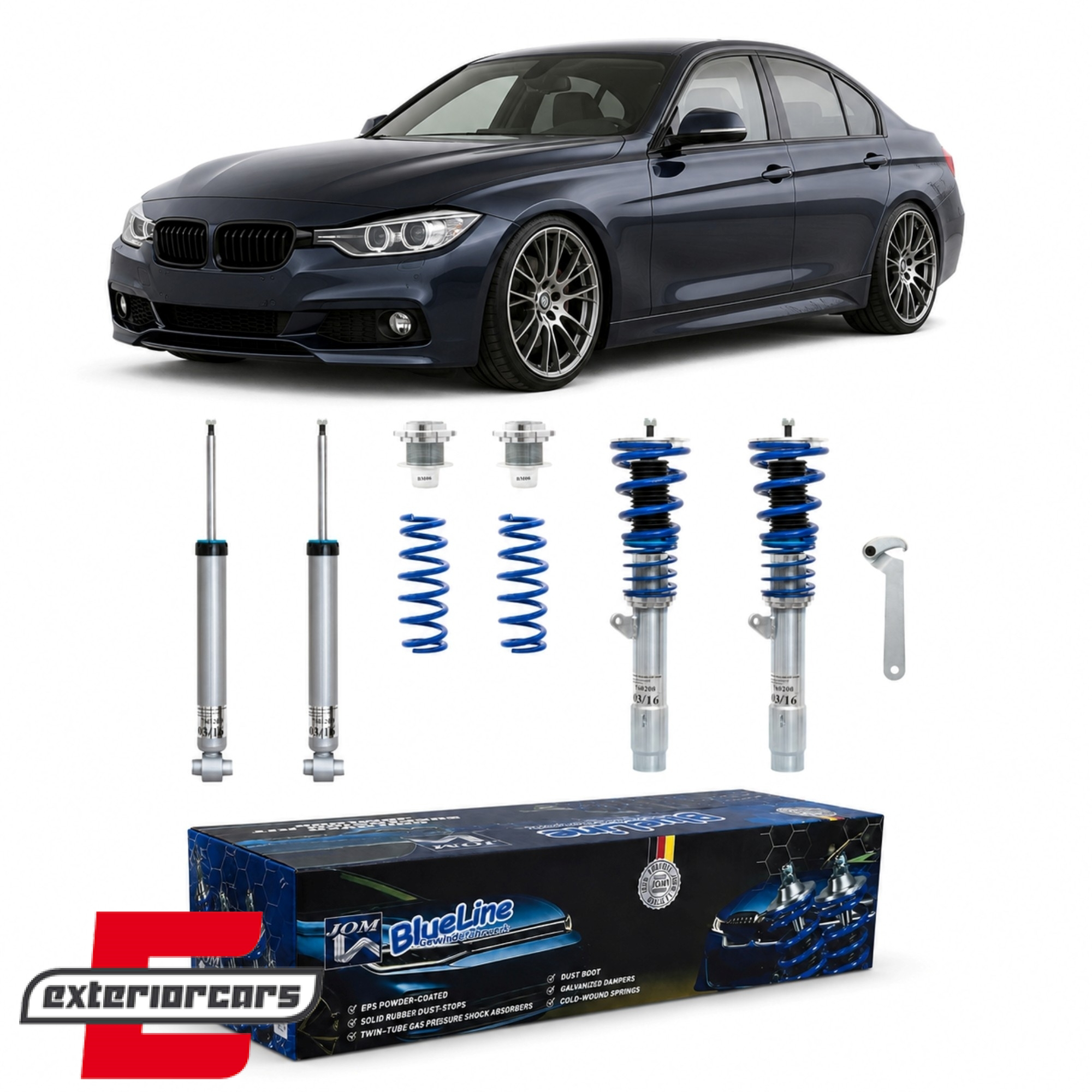 Gewinde JOM BlueLine / BMW serije 3 F30 F31 limuzina + karavan (2012-2019)