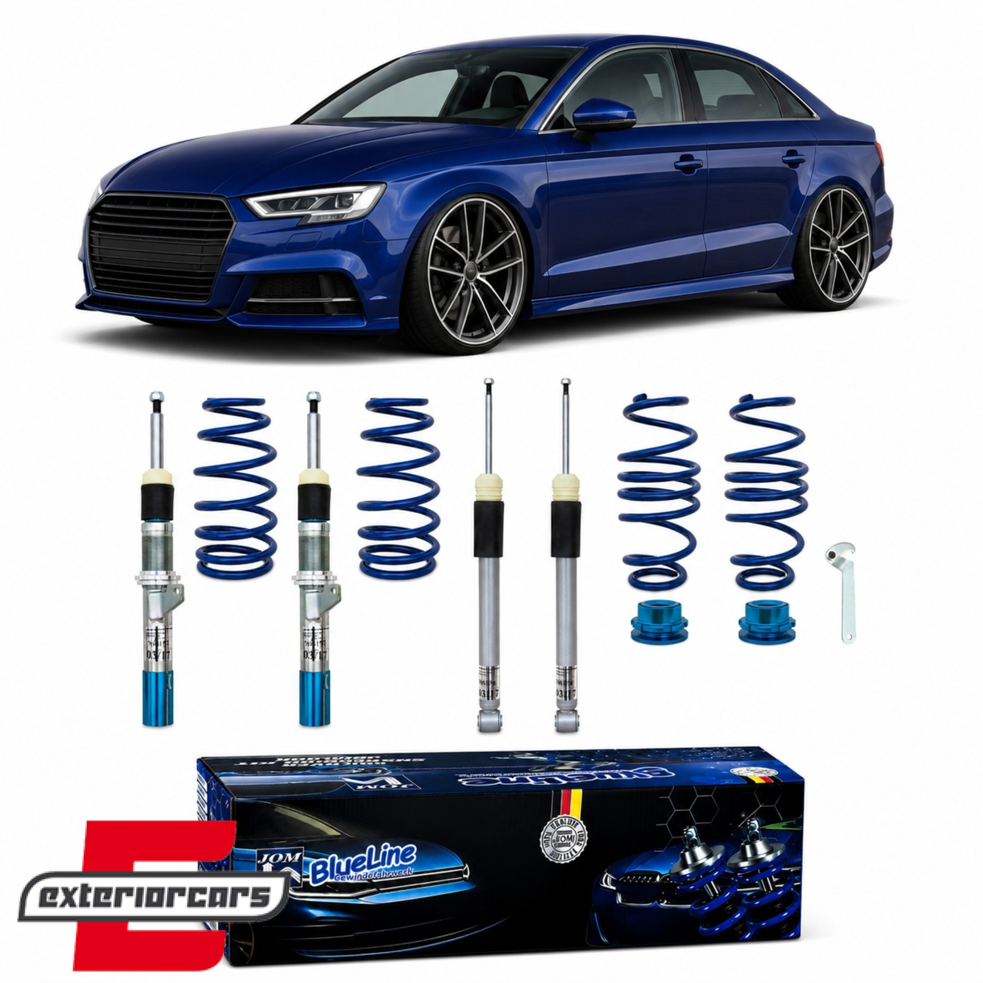 Gewinde JOM BlueLine / Audi A3 8V Sportback + limuzina (2012-2019)