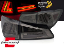 Full LED stražnja svjetla SEQ žmigavci LedBar dizajn (smoke) / Lexus IS XE20 (2006-2012)