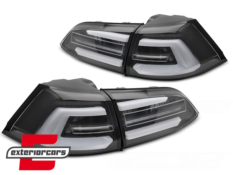 Full LED stražnja svjetla SEQ žmigavci (crna) / VW Golf 7 (2013-2017) karavan - Slika 2