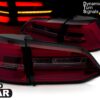 Full LED stražnja svjetla Dinamički Sekvencijalni žmigavci (crvena/smoke) / VW Golf 7.5 Facelift (2017-2020) karavan
