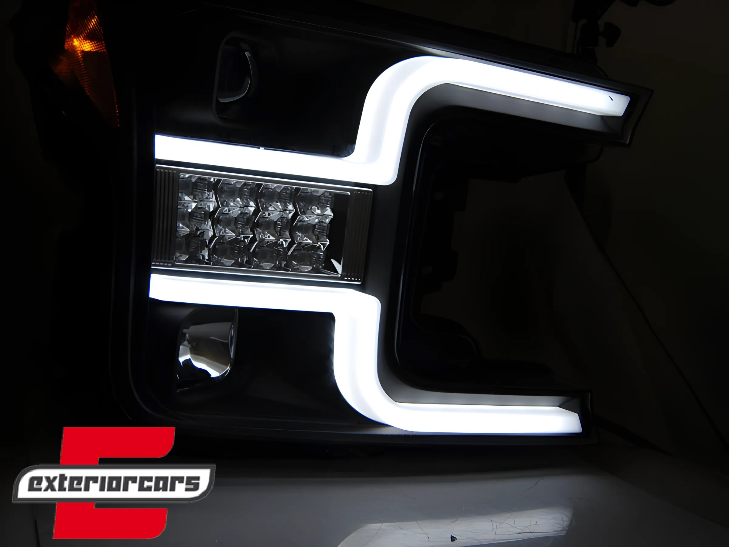 Prednja svjetla LED SEQ žmigavci (crna) / FORD F150 Mk13 Facelift (2017-2020) - Slika 2