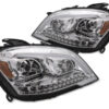 Prednja svjetla TubeLight LED Dinamički Sekvencijalni žmigavci (chrome) / Mercedes ML-klasa W164 Facelift (2009-2011) - Slika 2