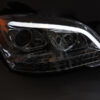 Prednja svjetla TubeLight LED Dinamički Sekvencijalni žmigavci (chrome) / Mercedes ML-klasa W164 Facelift (2009-2011) - Slika 4