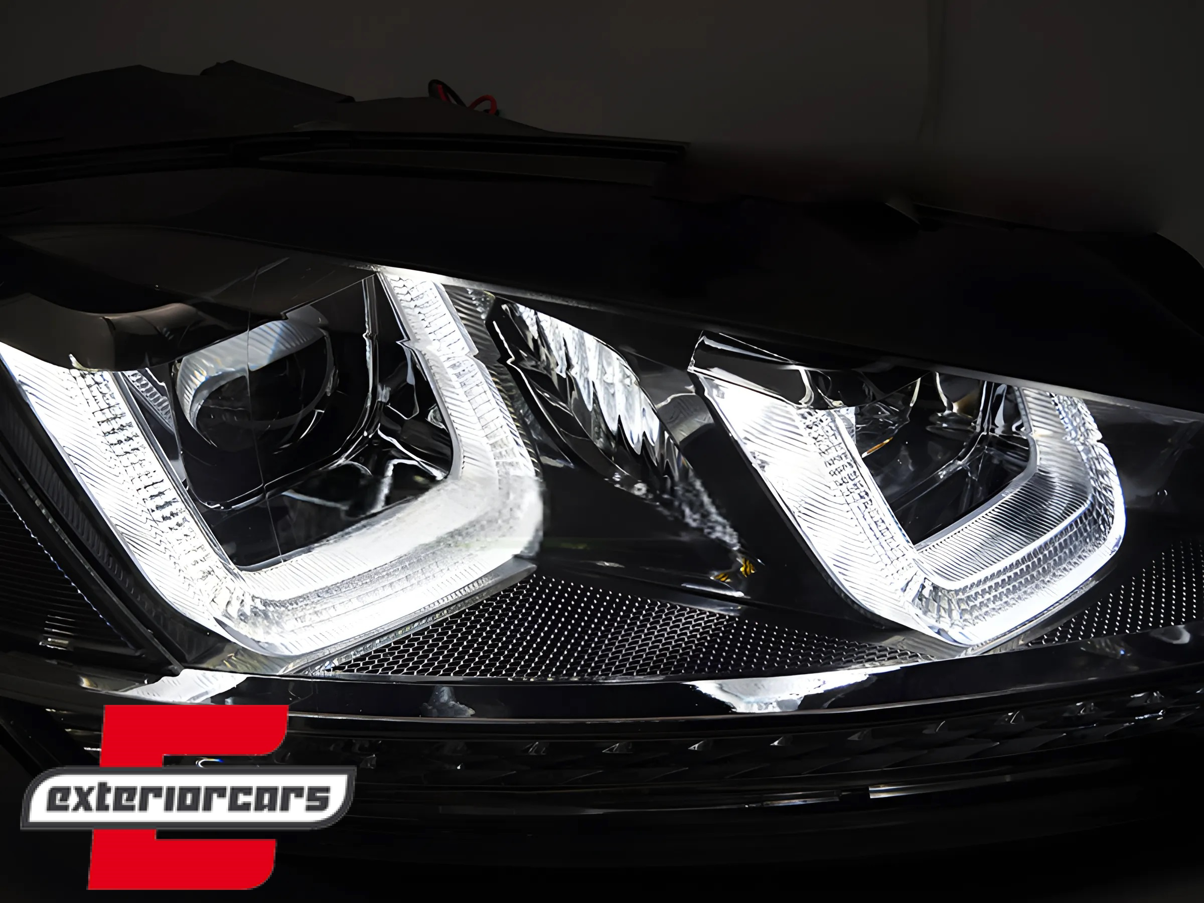 Prednja svjetla 3D LED DRL LED SEQ žmigavci GTI dizajn / VW Golf 7 VII (2012-2017) - Slika 4