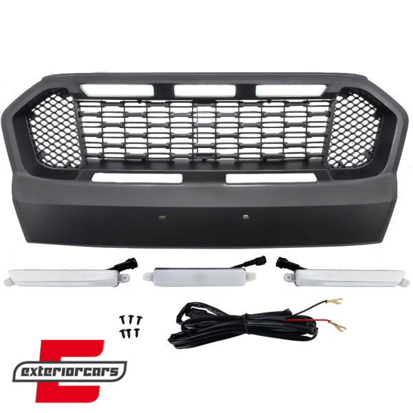 Prednja maska sa LED svjetlom Performance dizajn (crna) / Ford Ranger T7 (2016-2018) - Slika 2