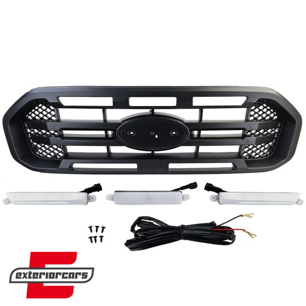 Prednja maska sa LED svjetlom (crna) / Ford Ranger T8 (2019-2023) - Slika 2