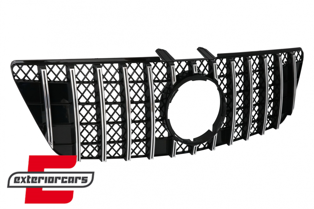 Prednja maska GT-R Panamericana dizajn (chrome) / Mercedes ML W164 Facelift (07.2008-2011) - Slika 2