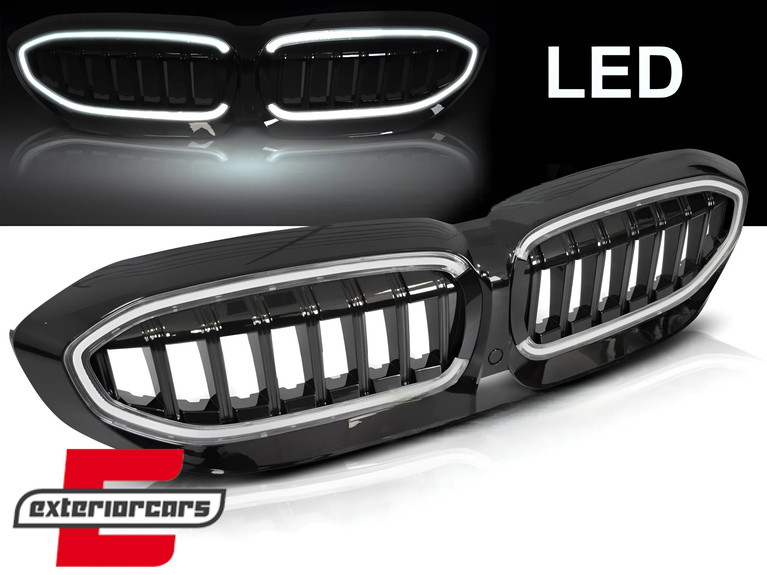 Prednja maska sa LED diodama (piano crna) / BMW serije 3 G20 limuzina G21 karavan (2018-06.2022)