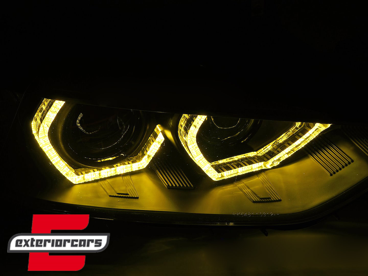Prednja svjetla Angel Eyes LED DRL (chrome) / BMW serije 3 F30 F31 limuzina karavan (10.2011-05.2015) - Slika 2