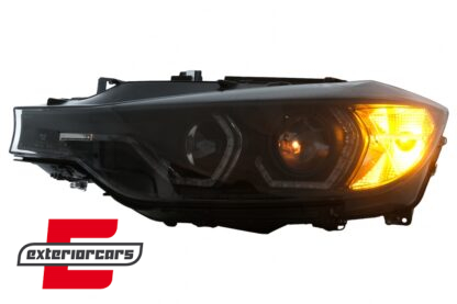 Prednja svjetla Angel Eyes LED DRL (crna) / BMW serije 3 F30 F31 limuzina karavan (10.2011-05.2015) - Slika 10