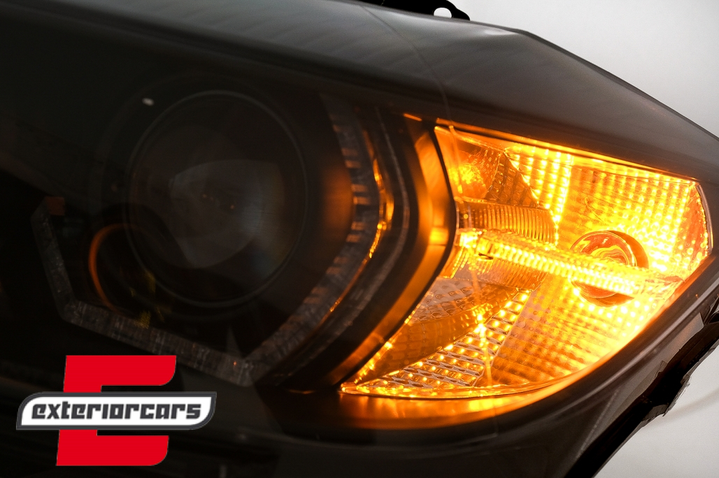 Prednja svjetla Angel Eyes LED DRL (crna) / BMW serije 3 F30 F31 limuzina karavan (10.2011-05.2015) - Slika 11