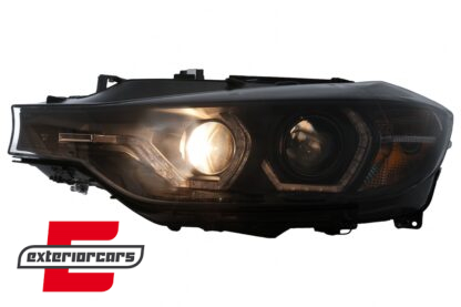 Prednja svjetla Angel Eyes LED DRL (crna) / BMW serije 3 F30 F31 limuzina karavan (10.2011-05.2015) - Slika 13