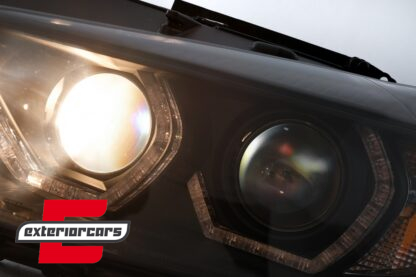 Prednja svjetla Angel Eyes LED DRL (crna) / BMW serije 3 F30 F31 limuzina karavan (10.2011-05.2015) - Slika 14