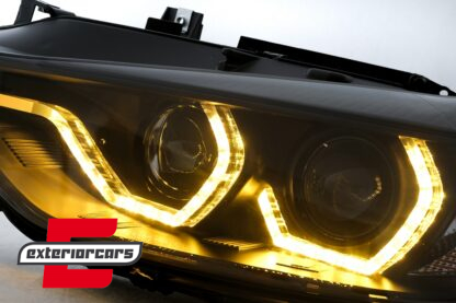 Prednja svjetla Angel Eyes LED DRL (crna) / BMW serije 3 F30 F31 limuzina karavan (10.2011-05.2015) - Slika 17