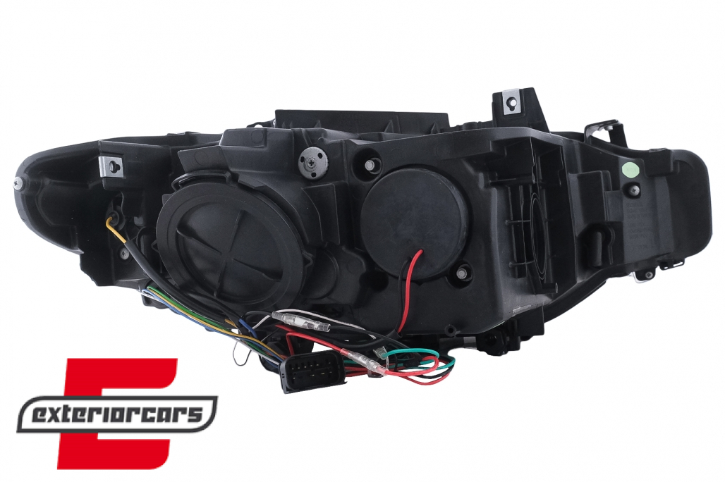 Prednja svjetla Angel Eyes LED DRL (crna) / BMW serije 3 F30 F31 limuzina karavan (10.2011-05.2015) - Slika 18